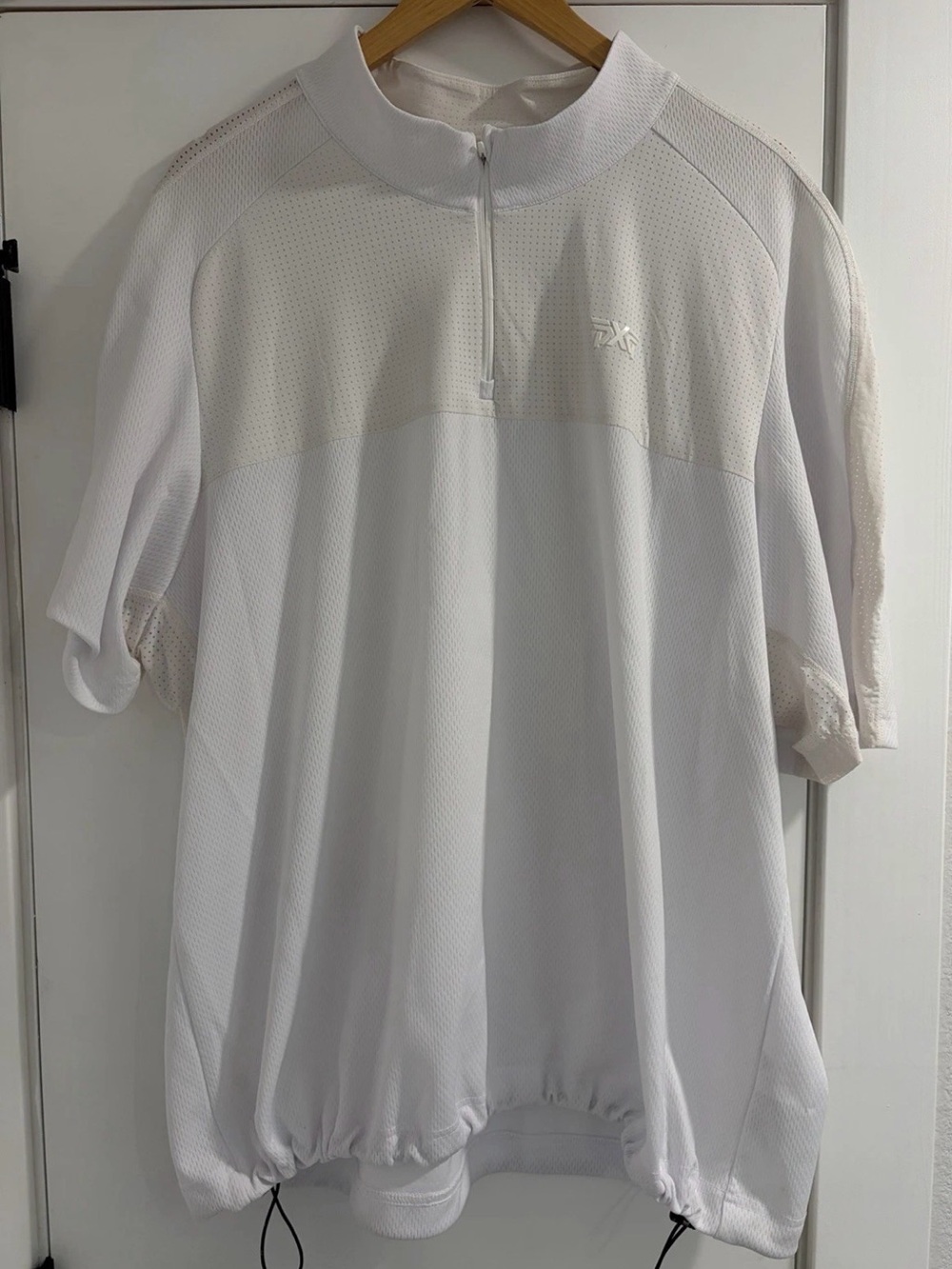 PXG White Performance ventilated Golf Polo XXL
